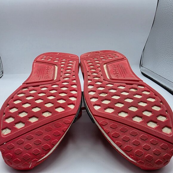Adidas NMD_R1 J Mini Trefoils Kids Size 6 Red Athletic Shoes Walking Running Sch - Picture 11 of 13